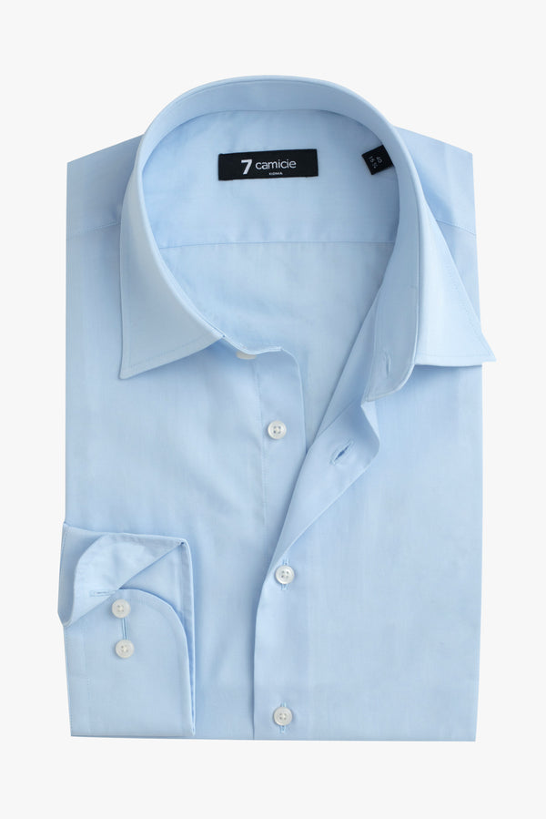 Romeo Essential Poplin Man Shirt Light Blue