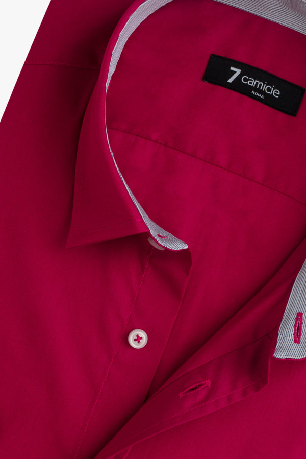 Chemise Homme Romeo Sport Popelin Stretch Rose