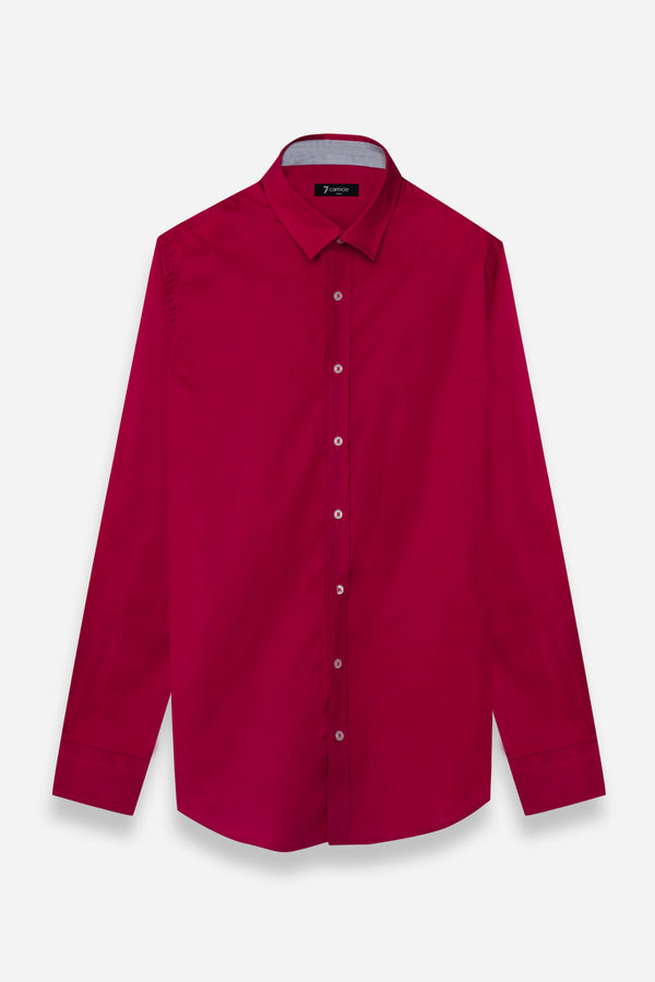 Chemise Homme Romeo Sport Popelin Stretch Rose