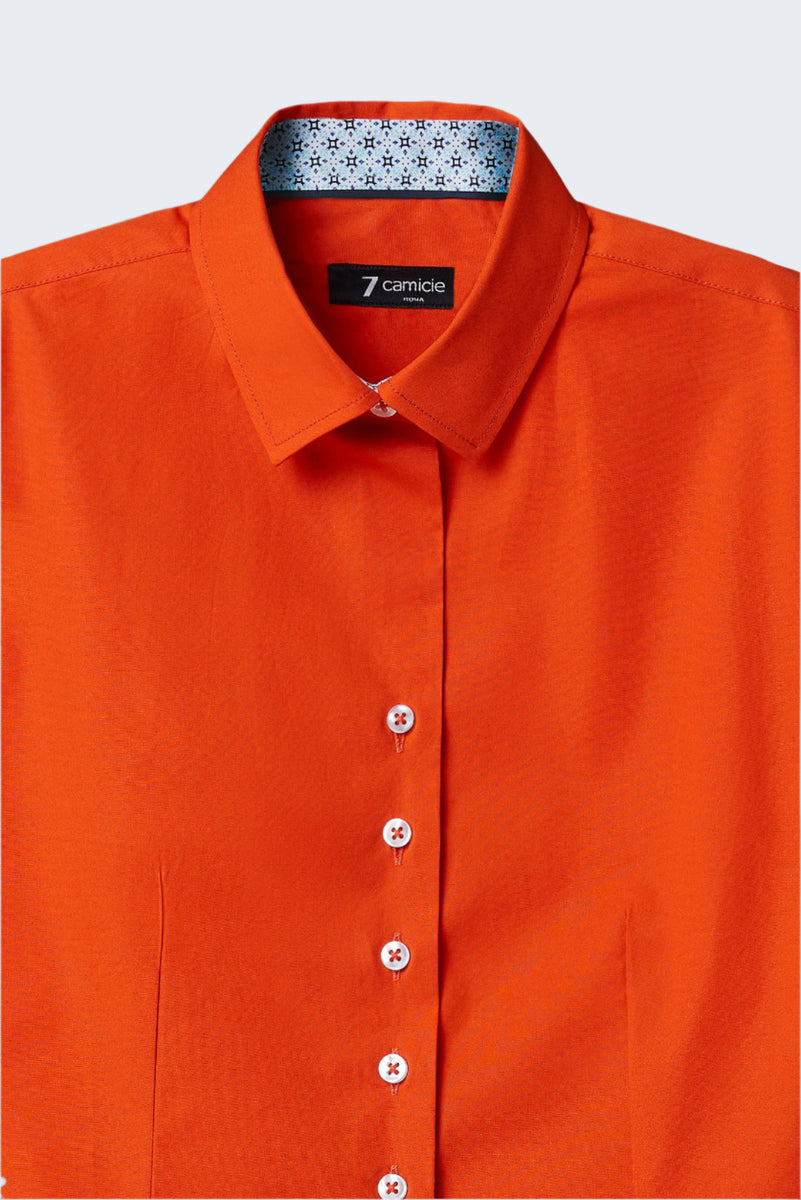 Beatrice Sport Poplin Stretch Women Shirt Orange 7 Camicie Beatrice Sport Poplin Stretch Women Shirt Orange 7 Camicie