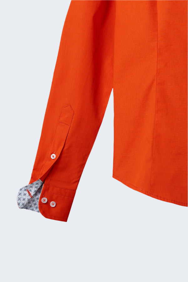 Beatrice Sport Damen Hemd Poplin Stretch Orange