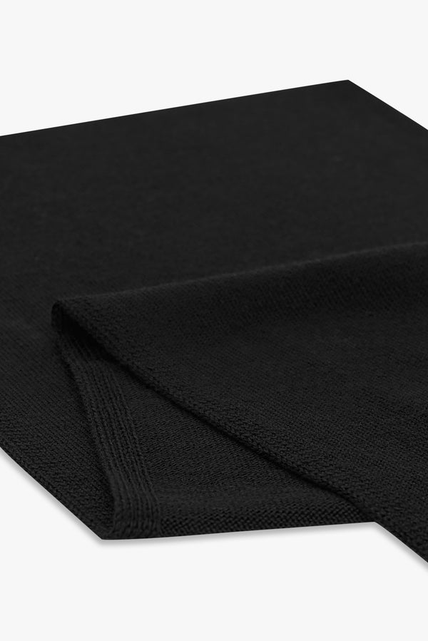 Merino's Blend Man Scarf Black