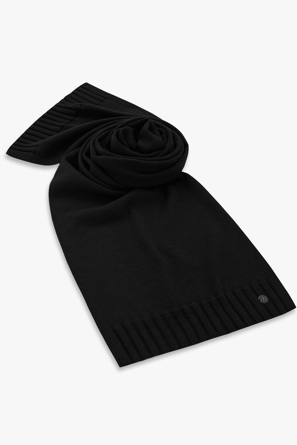 Merino's Blend Man Scarf Black