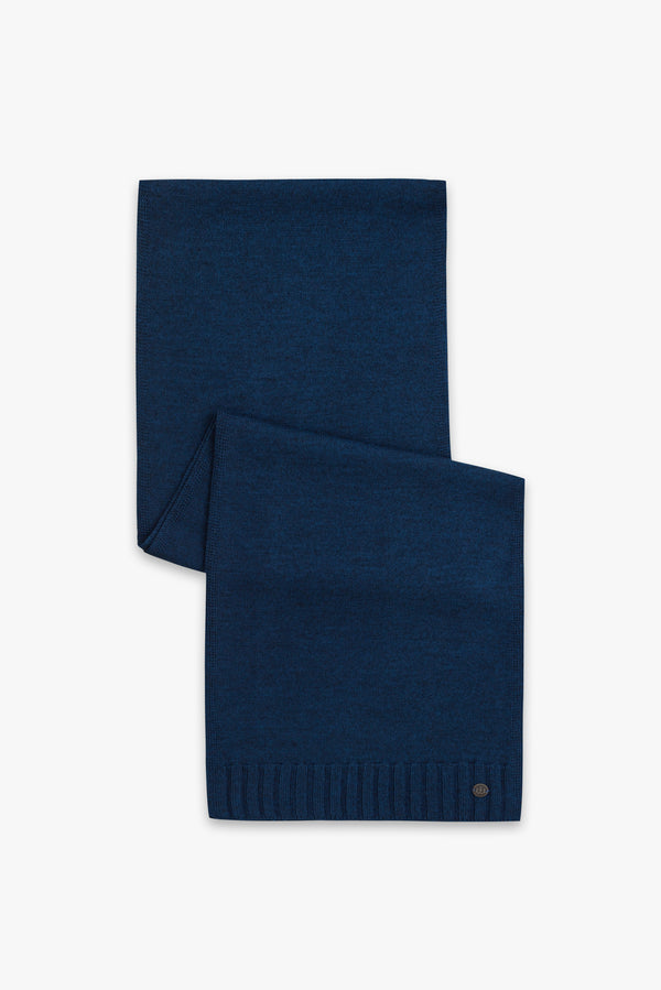 Merino's Blend Man Scarf Blue