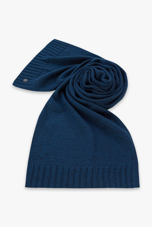 Merino's Blend Man Scarf Blue