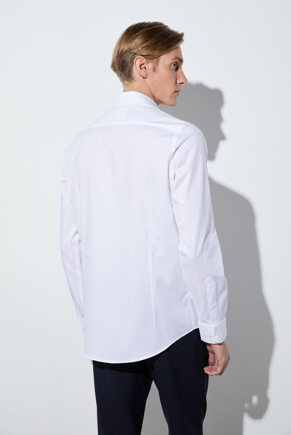 Pietro Sport Jaquard Man Shirt White White