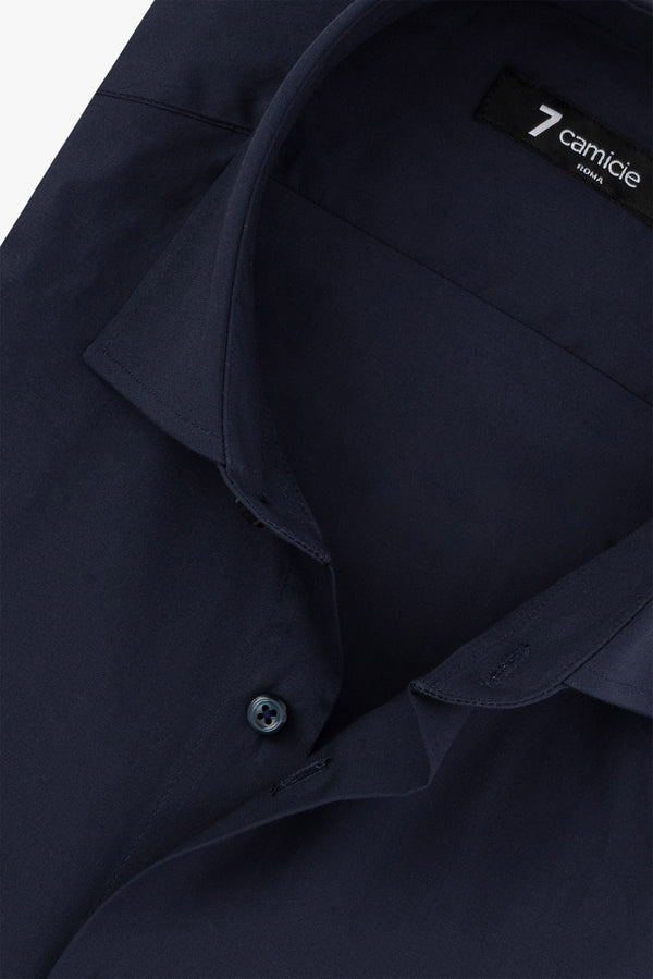 Firenze Essential Poplin Man Shirt Blue