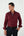 Chemise Homme Augusto Iconic Popelin Stretch Rouge