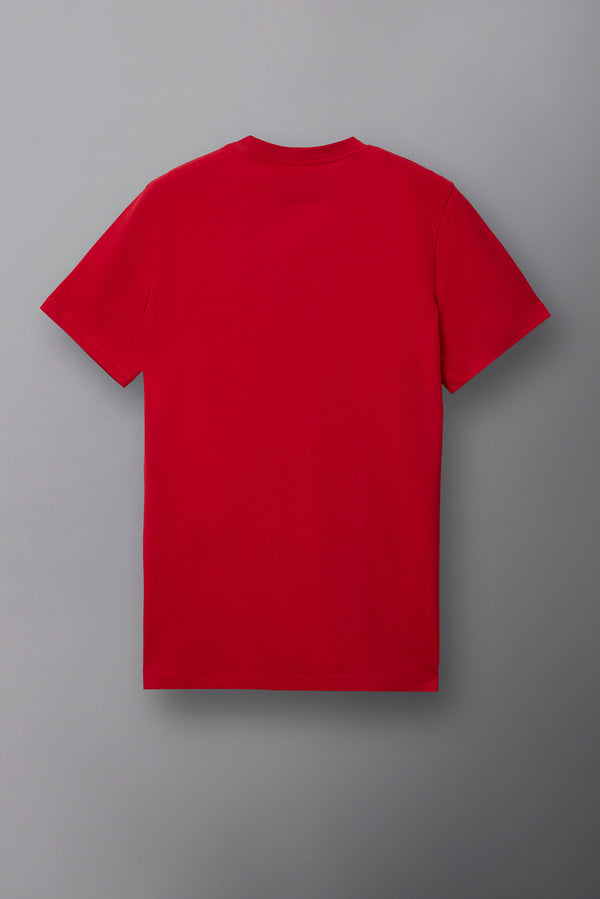 Herren T-shirt Jersey Rot