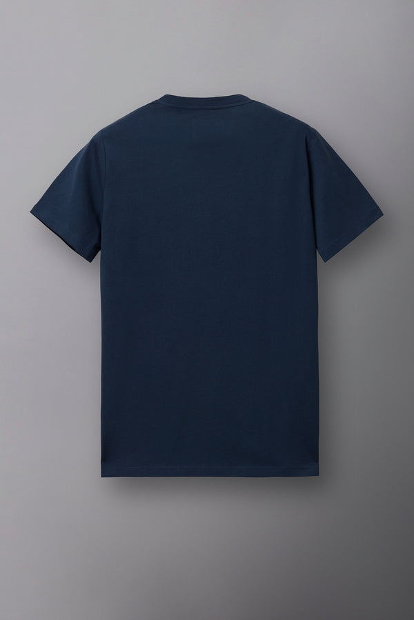 Herren T-shirt Jersey Blau