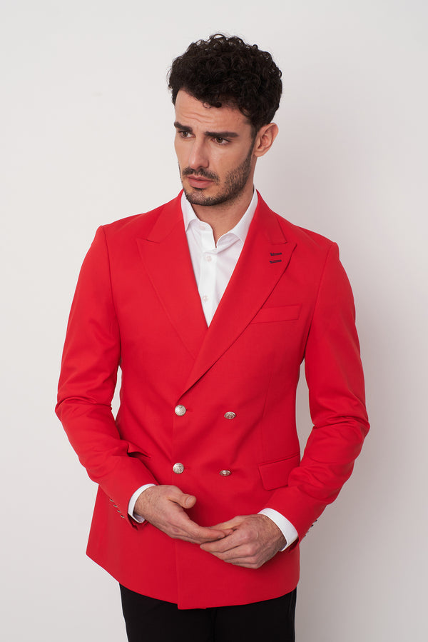 Chaqueta Hombre Microfibra Rojo