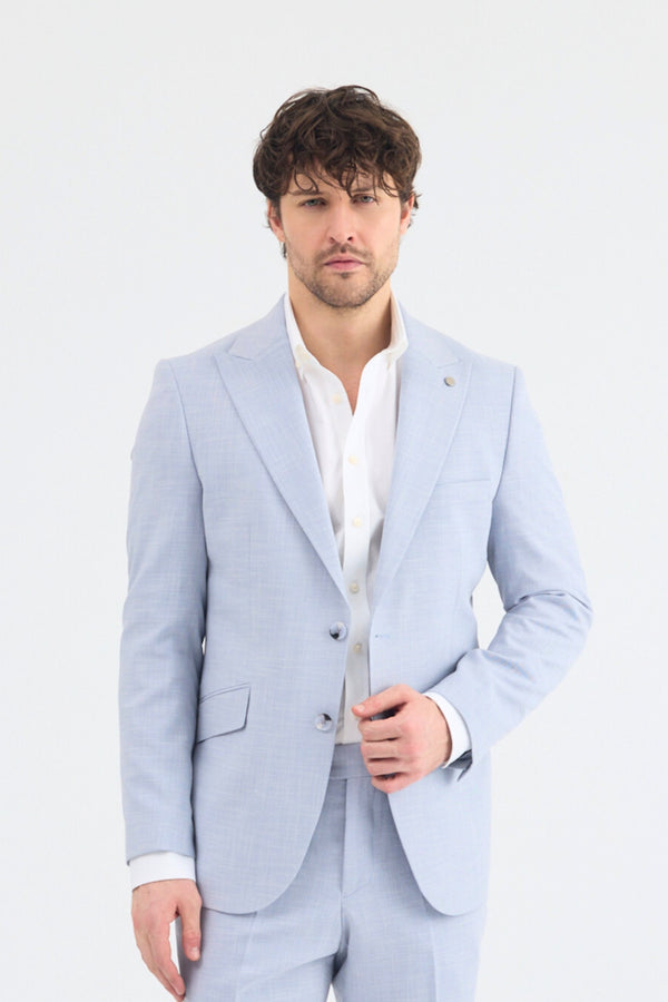 Veste Homme Microfibra Bleu clair