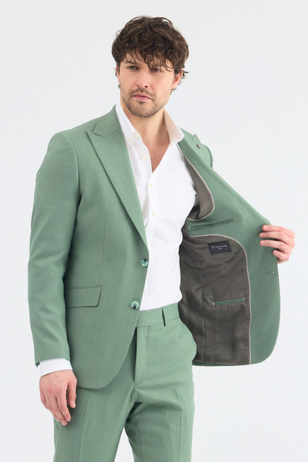 Veste Homme Microfibra Vert