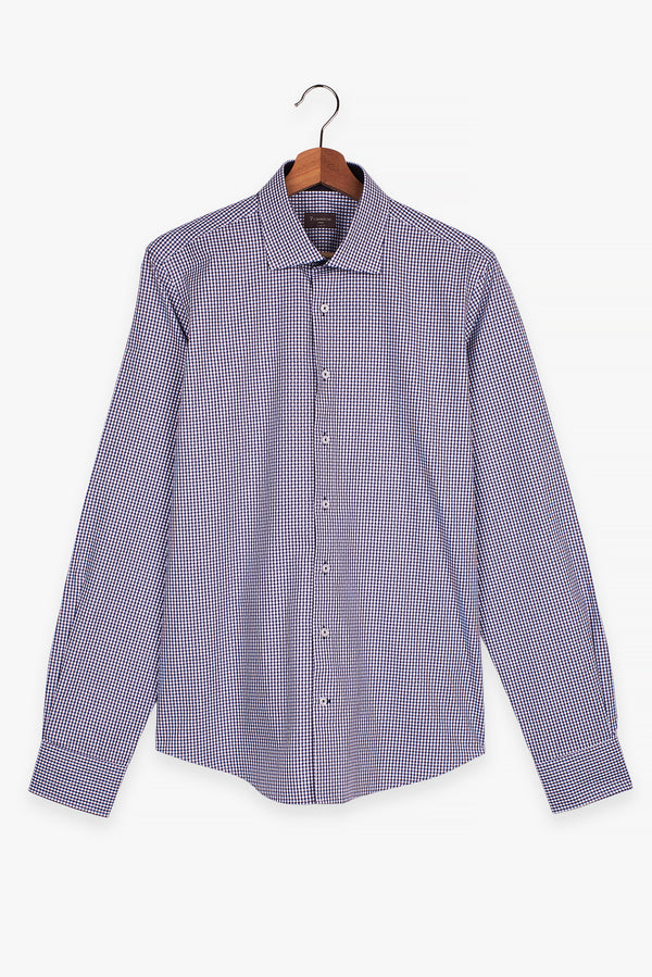 Firenze Sport Cotton Man Shirt Blue White