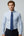 Essentials Premium Cotton Man Shirt Light Blue White