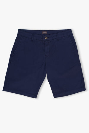 Bermudas Hombre Algodon elástico Azul