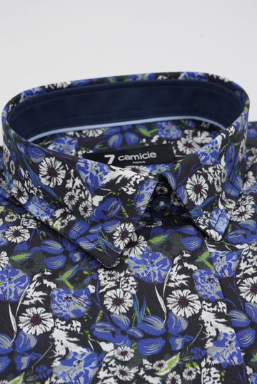 Beatrice Sport Poplin Women’s Shirt Blue White