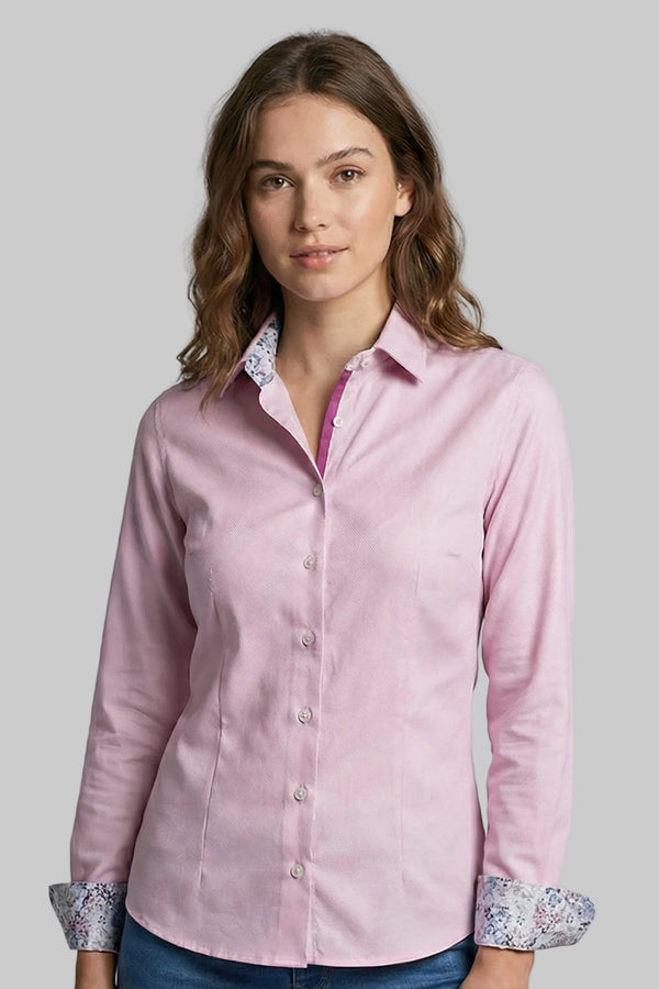Beatrice Sport Oxford Women Shirt Pink