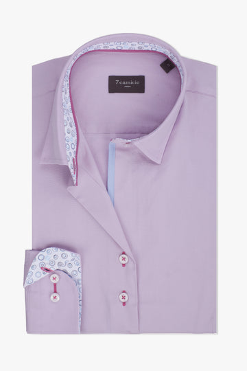Beatrice Sport Poplin Stretch Women’s Shirt Lilac