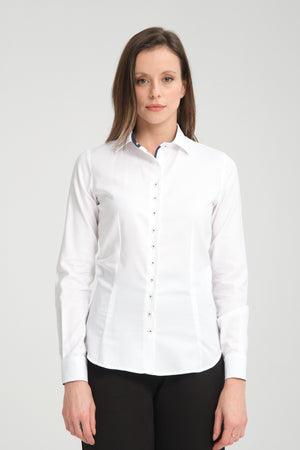 Beatrice Sport Oxford Women Shirt White
