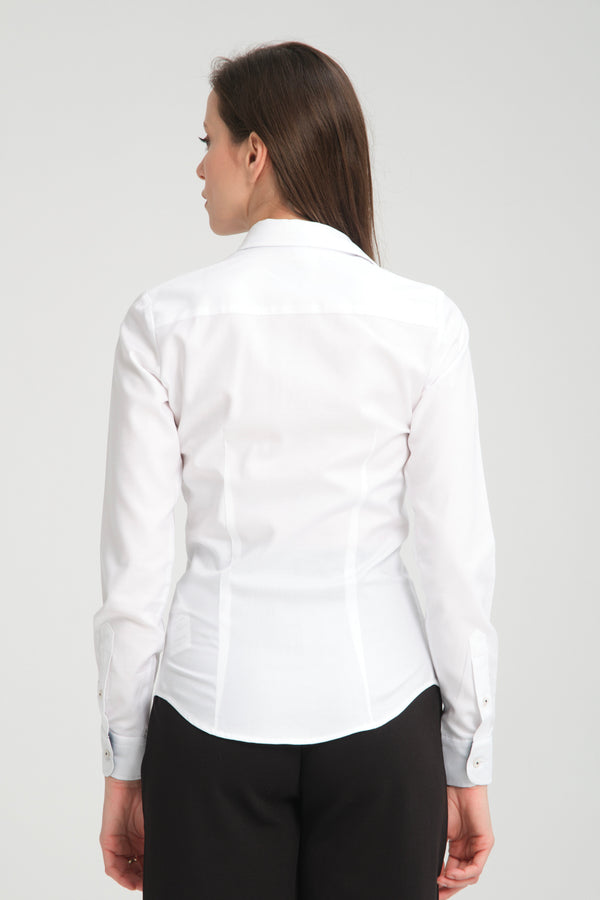 Camicia Donna Beatrice Sport Oxford Bianco