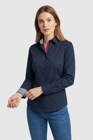 Camicetta da Donna Elegante Elegante Leggero vestibilità Camicia Tinta Unita Colletto Alto con Bottoni Top Manica Lunga Classica Casual Ufficio Camicetta da Donna Elegante Elegante Leggero vestibilità Camicia Tinta Unita Colletto Alto con Bottoni Top Manica Lunga Classica Casual Ufficio