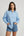 Damen Overshirt Leinen Hellblau