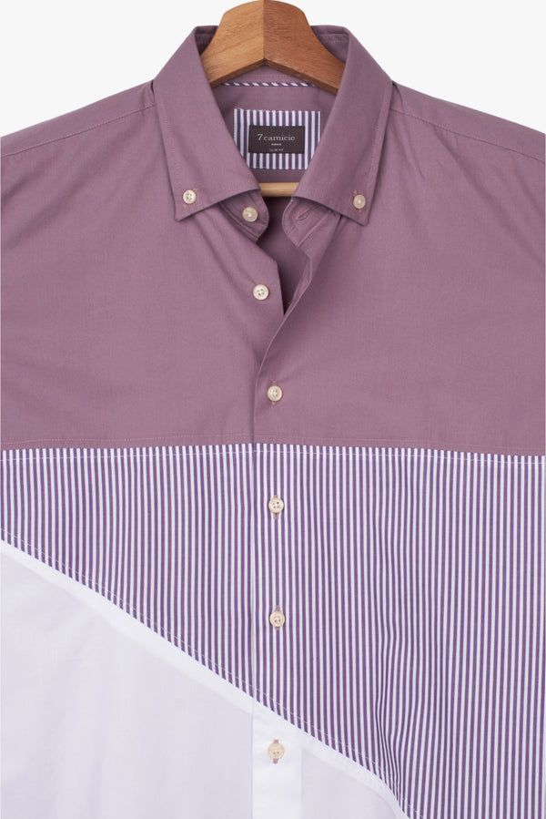 Chemise Homme Sport Popelin Violet