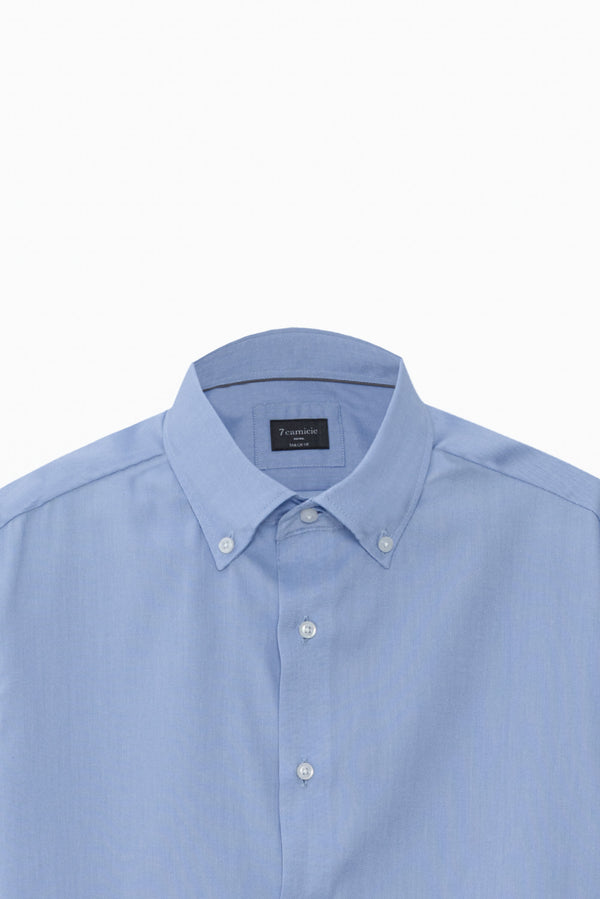 Camisa Hombre Cesare Essential Oxford No Iron Azul Sin plancha