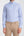 Camicia Uomo Cesare Essential Twill Blu Bianco No Stiro