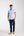Camicia Uomo Manica Corta Iconic Popelin Stretch Celeste