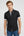 Iconic Herren Hemd Kurzarm Poplin Stretch Schwarz