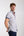 Iconic Poplin Stretch Man Shirt Short Sleeve White Blue