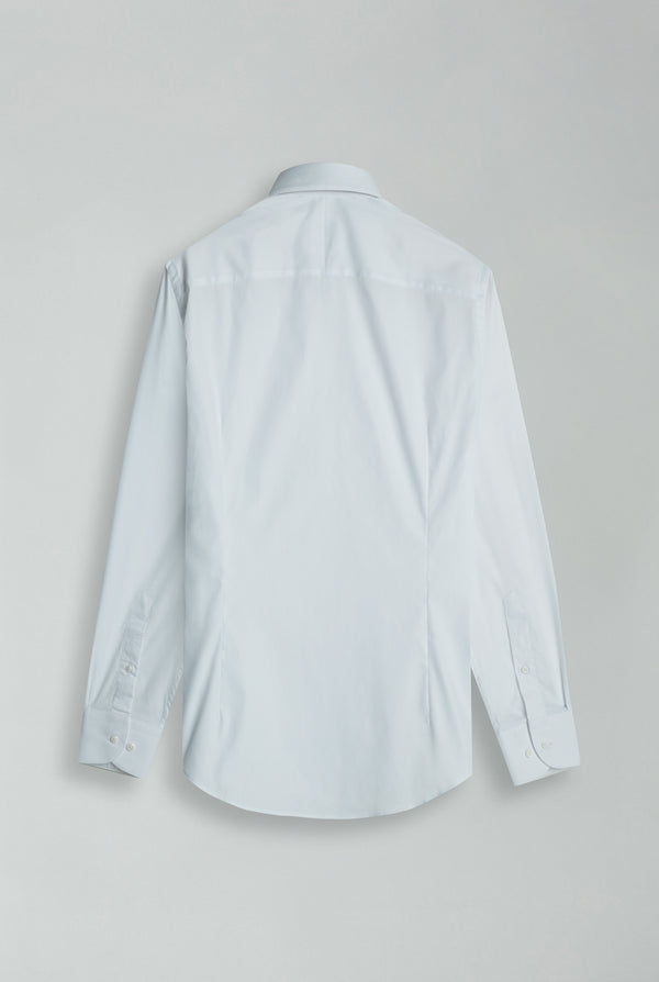 Essential Herren Hemd Premium-Baumwolle Oxford Pinpoint Weiss