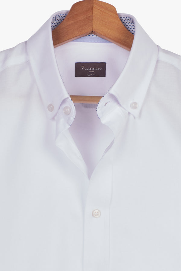 Chemise Homme Leonardo Sport Armaturato Blanc Blanc