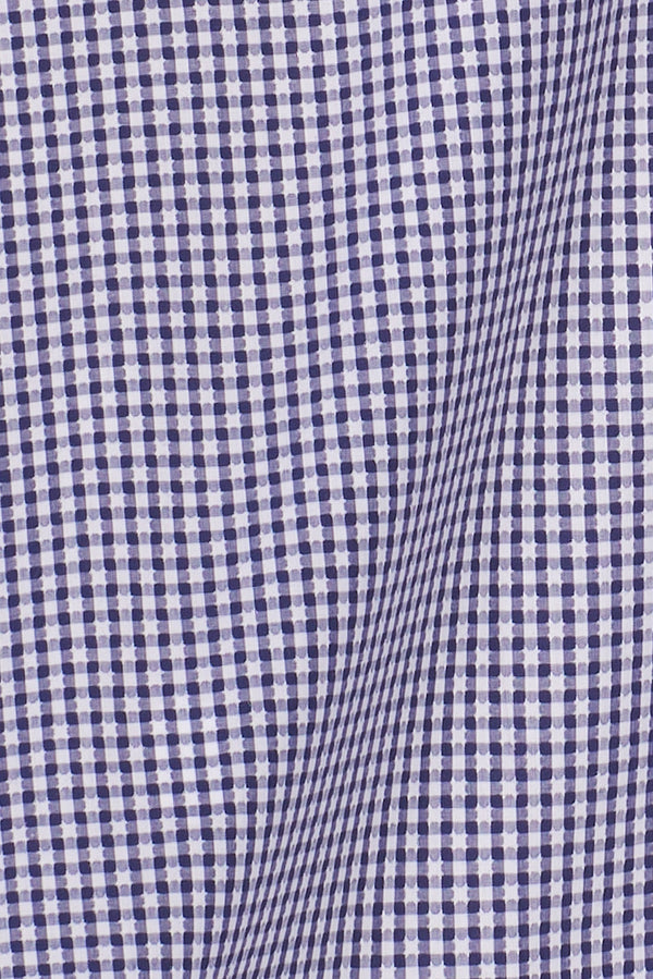 Camicia Uomo Leonardo Sport Cotone Blu Bianco