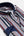 Camisa Hombre Leonardo Sport Popelin Stretch Azul Rojo