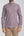 Chemise Homme Leonardo Sport Popelin Stretch Violet Blanc