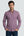 Camicia Uomo Leonardo Sport Popelin Stretch Viola Viola