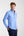 Camisa Hombre Leonardo Sport Popelin Stretch Azul Rosa