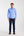 Camisa Hombre Leonardo Sport Popelin Stretch Azul Rosa