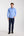 Camisa Hombre Leonardo Sport Popelin Stretch Azul Rosa