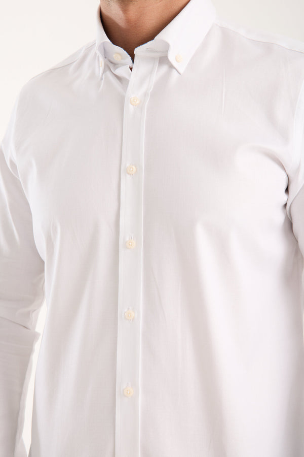 Leonardo Sport Herren Hemd Armored Weiss Weiss