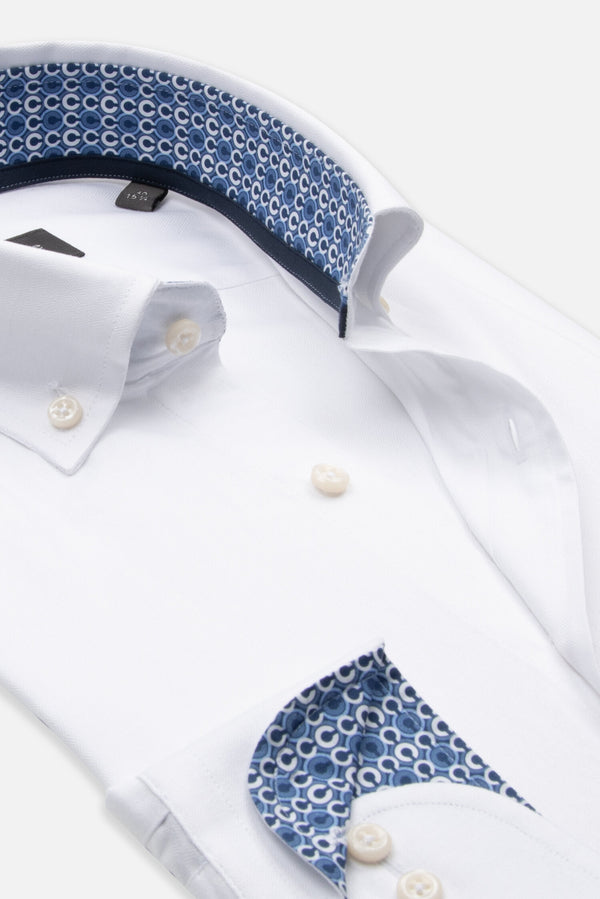 Leonardo Sport Herren Hemd Armored Weiss Weiss