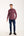 Leonardo Poplin Man Shirt Red Blue