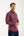 Leonardo Poplin Man Shirt Red Blue