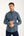 Camicia Uomo Leonardo Sport Popelin Stretch Blu Celeste