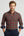 Leonardo Sport Herren Hemd Twill Grun Rot