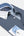 Sport Herren Hemd Poplin Stretch Blau Weiss