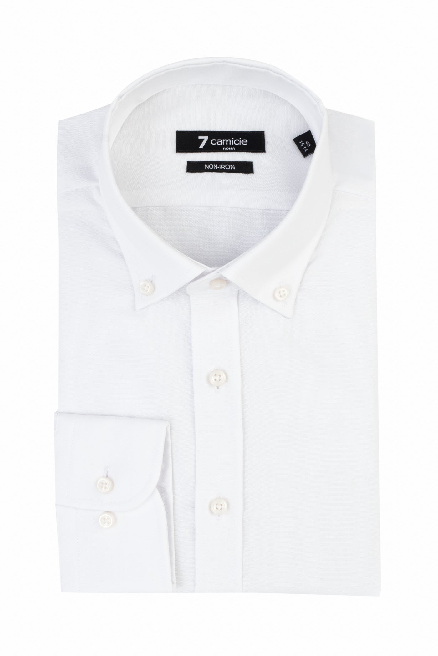 Camicia Uomo Leonardo Oxford Bianco No Stiro – Camicie